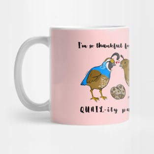 I'm So Thankful for Such a Quail-ity Partner (Valentine's) Mug